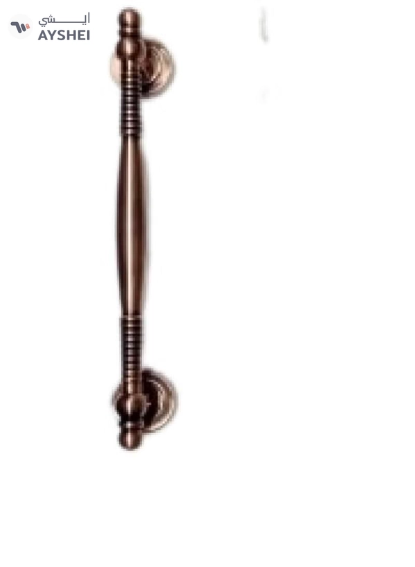ABBASALI Modern And Stylish Wooden And Glass Door Handles Sets Of 2 Pieces(12'')