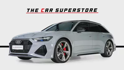 Audi RS6 Avant-22 Inch Silver Rims-Red Brake calipers-Premium Leather Interior-3