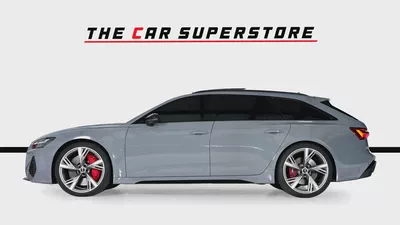 Audi RS6 Avant-22 Inch Silver Rims-Red Brake calipers-Premium Leather Interior-4
