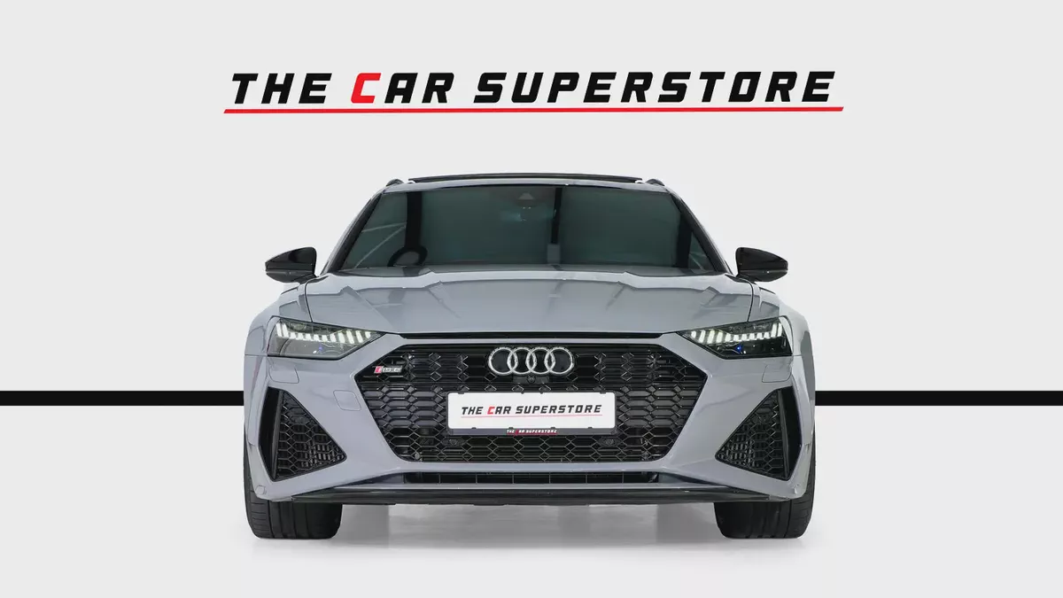 Audi RS6 Avant-22 Inch Silver Rims-Red Brake calipers-Premium Leather Interior-2-2