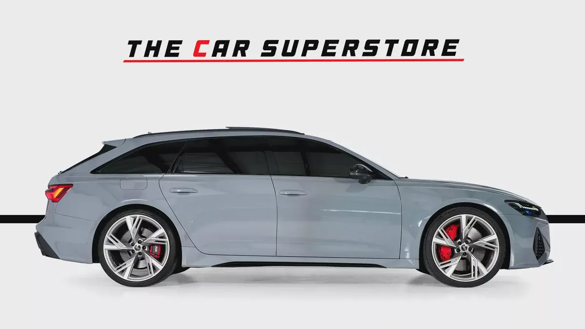 Audi RS6 Avant-22 Inch Silver Rims-Red Brake calipers-Premium Leather Interior-8-8