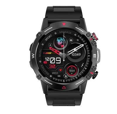 ARMFIT Hulk Smartwatch For Men, AMOLED Always On Display Bluetooth Calling Waterproof Fitness Watches Compatible With Android iOS Black-2