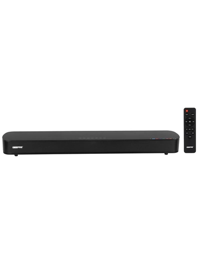 GEEPAS Portable SoundBar 120W | Bluetooth 5.0 | Optical & ARC Input | Connect To TV, Mobile, Laptop & More | GSRB120BT Black-0