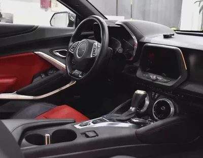 ORIGINAL PAINT ( صبغ وكاله ) Chevrolet Camaro SS ( 2017 Model ) in Black Color GCC Specs-17
