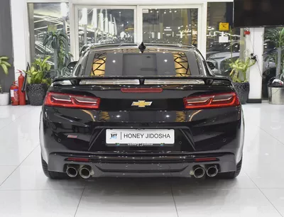 ORIGINAL PAINT ( صبغ وكاله ) Chevrolet Camaro SS ( 2017 Model ) in Black Color GCC Specs-4