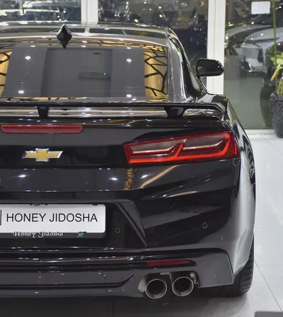 ORIGINAL PAINT ( صبغ وكاله ) Chevrolet Camaro SS ( 2017 Model ) in Black Color GCC Specs-8