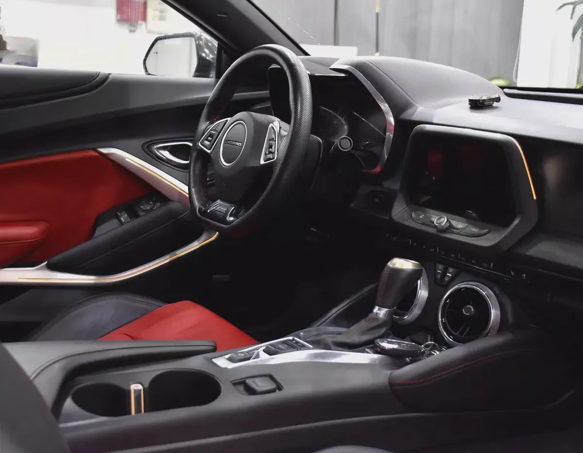 ORIGINAL PAINT ( صبغ وكاله ) Chevrolet Camaro SS ( 2017 Model ) in Black Color GCC Specs-17-17