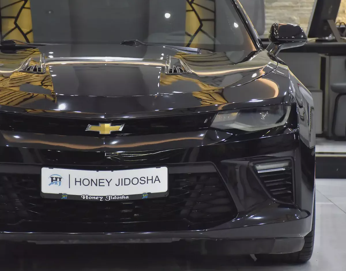 ORIGINAL PAINT ( صبغ وكاله ) Chevrolet Camaro SS ( 2017 Model ) in Black Color GCC Specs-3-3