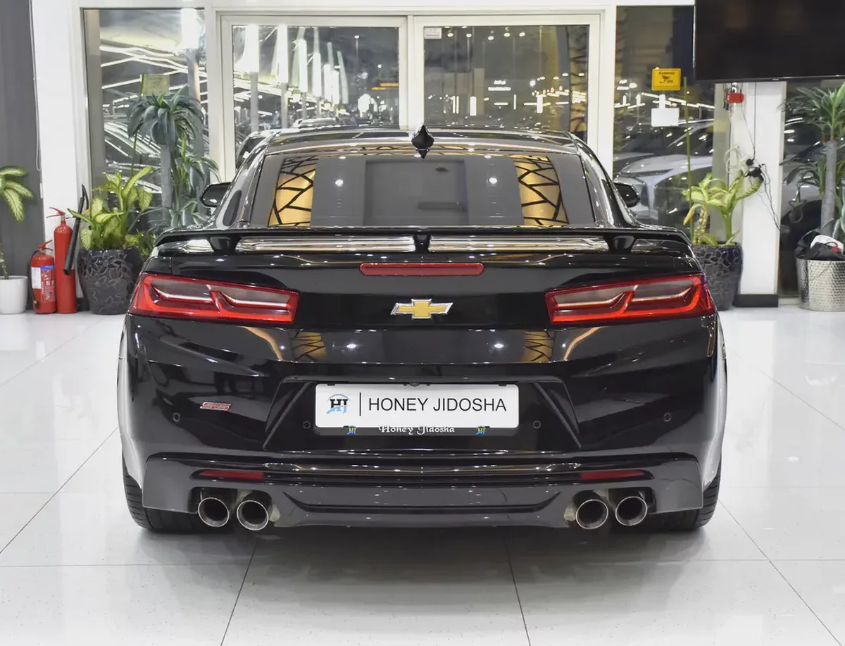 ORIGINAL PAINT ( صبغ وكاله ) Chevrolet Camaro SS ( 2017 Model ) in Black Color GCC Specs-4-4