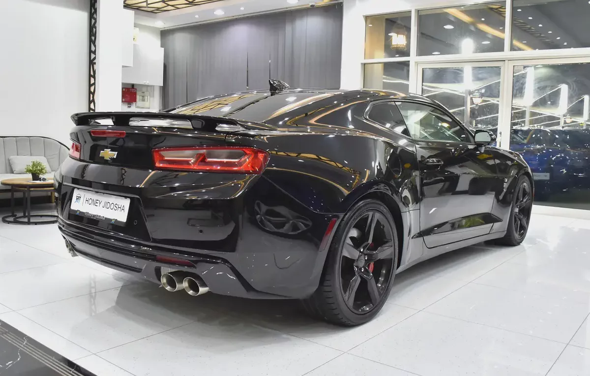 ORIGINAL PAINT ( صبغ وكاله ) Chevrolet Camaro SS ( 2017 Model ) in Black Color GCC Specs-5-5