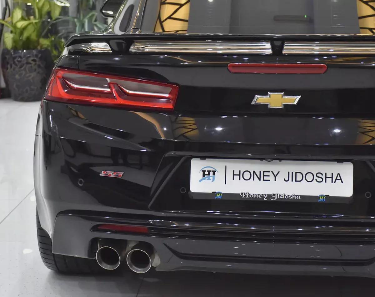 ORIGINAL PAINT ( صبغ وكاله ) Chevrolet Camaro SS ( 2017 Model ) in Black Color GCC Specs-7-7