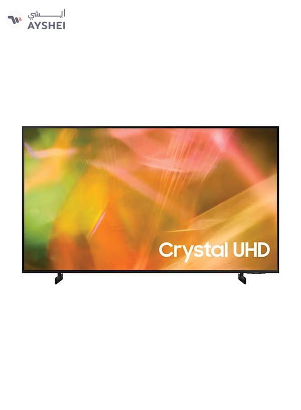 Samsung 75-Inch Class Crystal UHD AU8000 Series - 4K UHD HDR Smart TV With Alexa Built-in (2021 Model), TV Only UA75AU8000UXUM Black