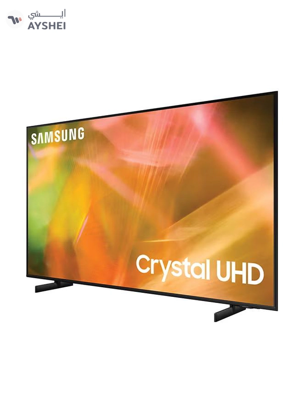 Samsung 75-Inch Class Crystal UHD AU8000 Series - 4K UHD HDR Smart TV With Alexa Built-in (2021 Model), TV Only UA75AU8000UXUM Black