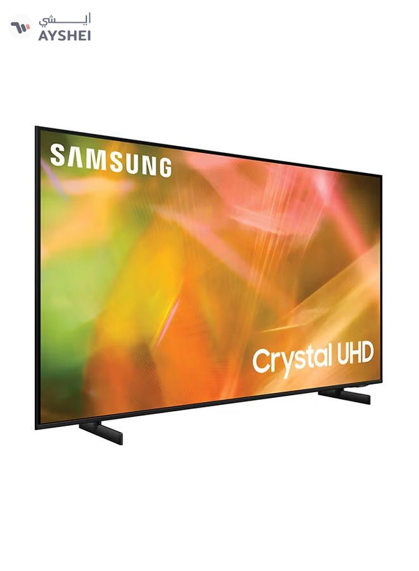 Samsung 75-Inch Class Crystal UHD AU8000 Series - 4K UHD HDR Smart TV With Alexa Built-in (2021 Model), TV Only UA75AU8000UXUM Black