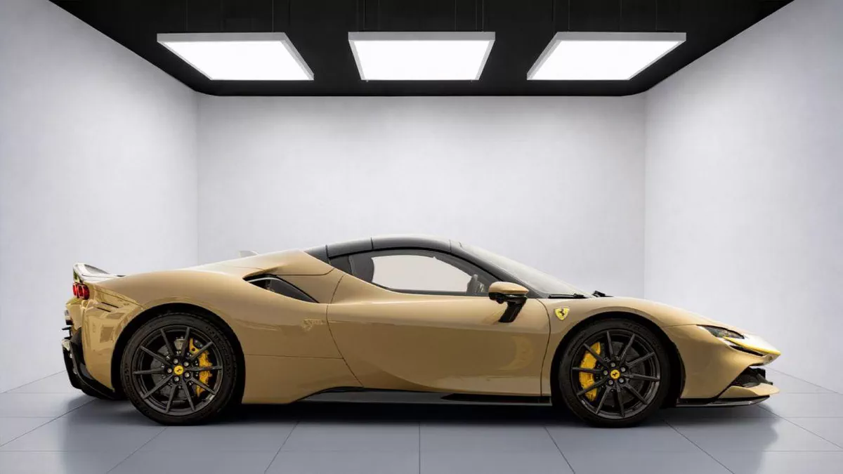 Ferrari SF90 SPIDER FERRARI SF90 SPIDER (BEIGE WRAPPED) | 2-YEAR WARRANTY + SERVICE AVAILABLE | IN-HOUSE FINANCING-5-0