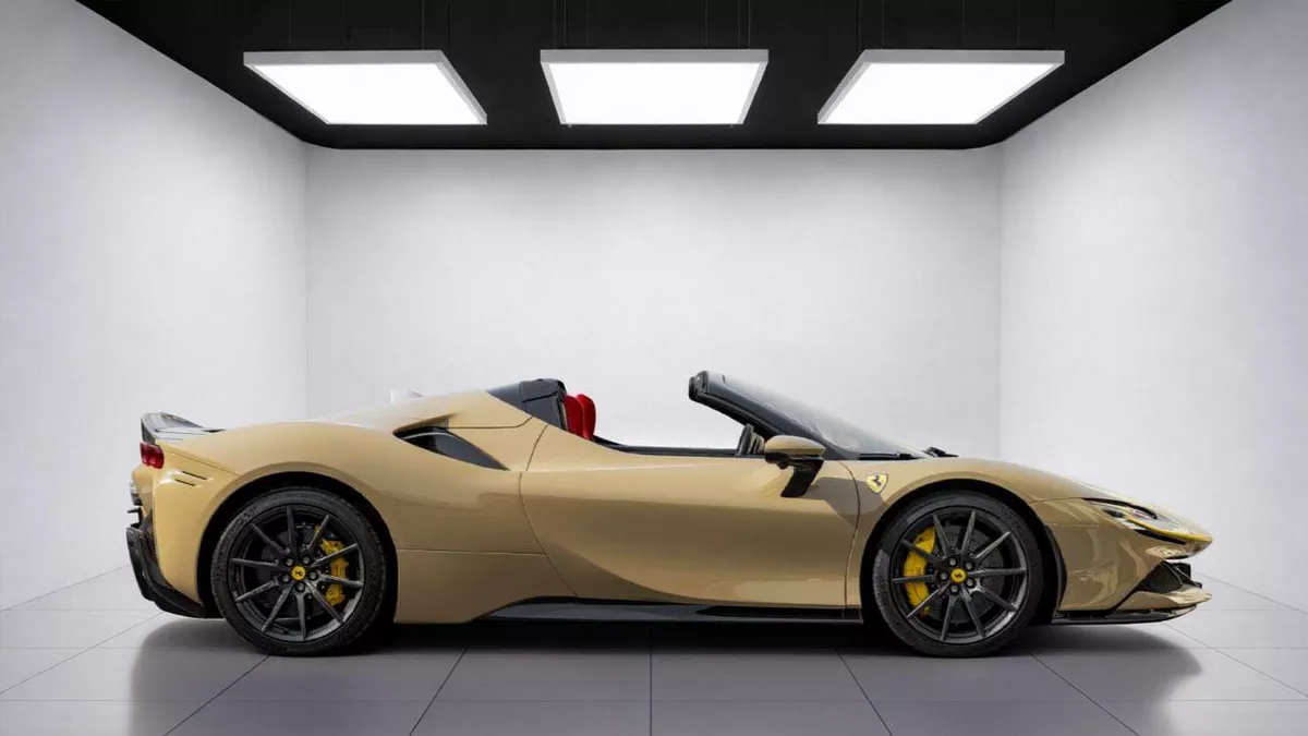 Ferrari SF90 SPIDER FERRARI SF90 SPIDER (BEIGE WRAPPED) | 2-YEAR WARRANTY + SERVICE AVAILABLE | IN-HOUSE FINANCING-6-0