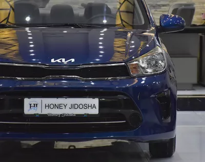 AED 545 EMi at 0% DP | KIA Pegas ( 2022 Model ) in Blue Color GCC Specs-3