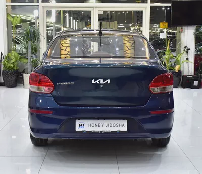 AED 545 EMi at 0% DP | KIA Pegas ( 2022 Model ) in Blue Color GCC Specs-4