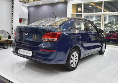 AED 545 EMi at 0% DP | KIA Pegas ( 2022 Model ) in Blue Color GCC Specs-5