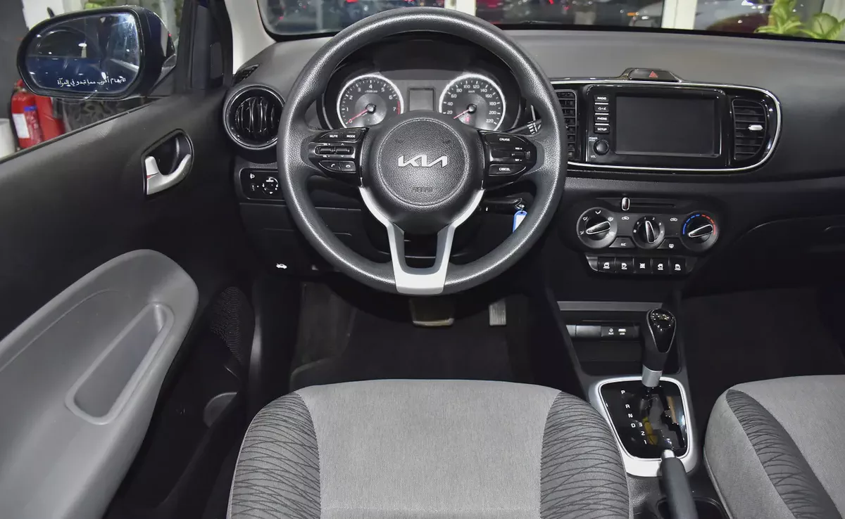 AED 545 EMi at 0% DP | KIA Pegas ( 2022 Model ) in Blue Color GCC Specs-11-11
