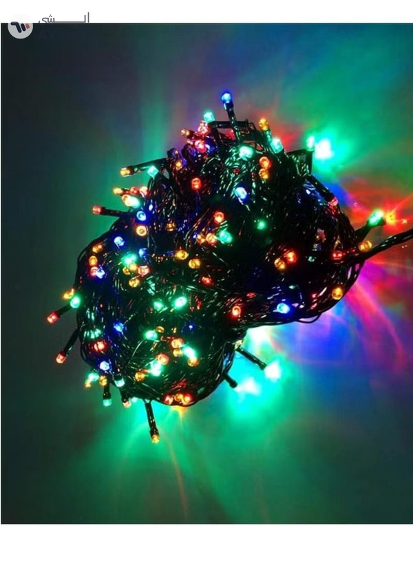 Yuwell Ramadan Light 10 Meter Led Multicolor Fairy Light For Ramadan Decoration Curtain Light For Home and Outdoor Decoration Light Multimode Operated Light