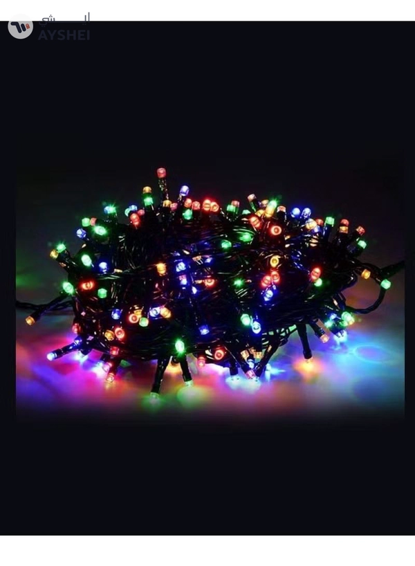 Yuwell Ramadan Light 10 Meter Led Multicolor Fairy Light For Ramadan Decoration Curtain Light For Home and Outdoor Decoration Light Multimode Operated Light
