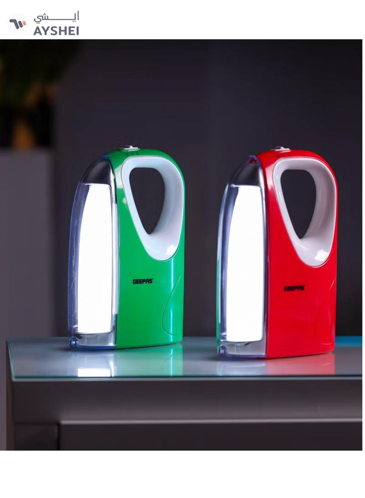 GEEPAS 2 In 1 Rechargeable Emergency Lantern with Energy Efficient Design Extended Battery Life 60 Pieces SMD LEDs and Long Hours Working-1-1