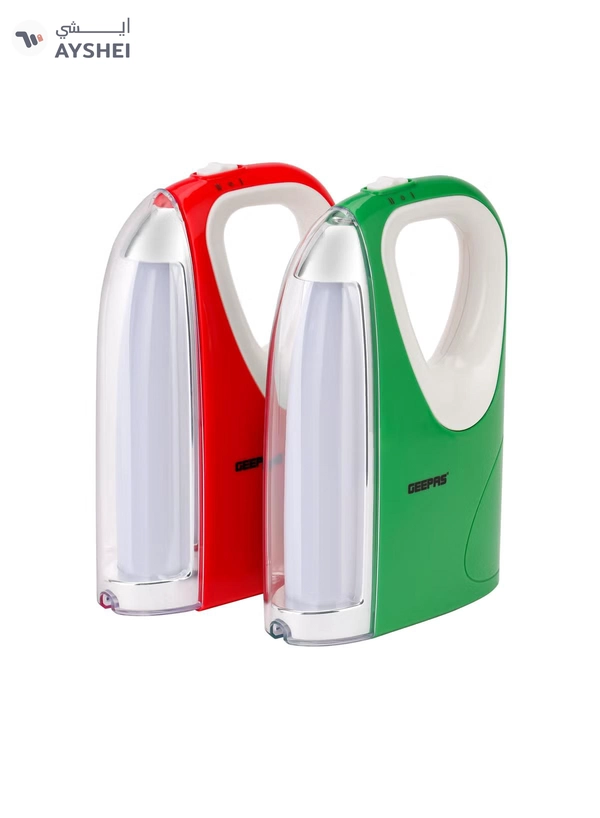 GEEPAS 2 In 1 Rechargeable Emergency Lantern with Energy Efficient Design Extended Battery Life 60 Pieces SMD LEDs and Long Hours Working