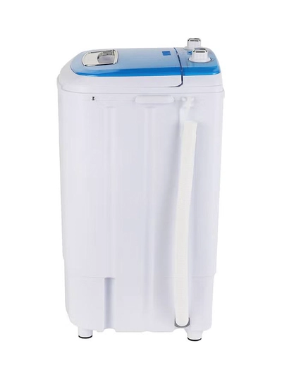Olsenmark Semi Automatic Washing Machine with Spin Dryer, 3.8 KG, Equipped with Strong Pulsator and Extra Spinning Tub, Less Water and Noise, 250 W OMSWM5505 White/Blue-4