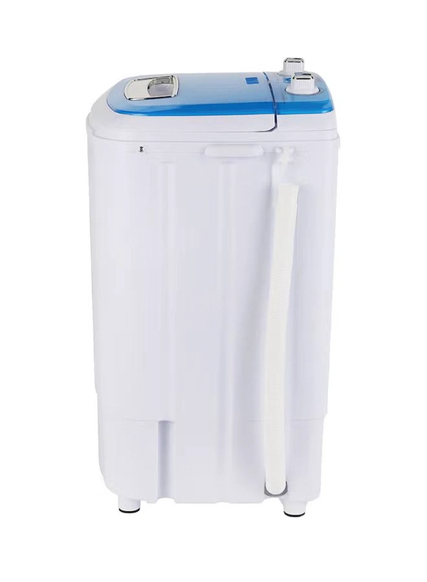 Olsenmark Semi Automatic Washing Machine with Spin Dryer, 3.8 KG, Equipped with Strong Pulsator and Extra Spinning Tub, Less Water and Noise, 250 W OMSWM5505 White/Blue