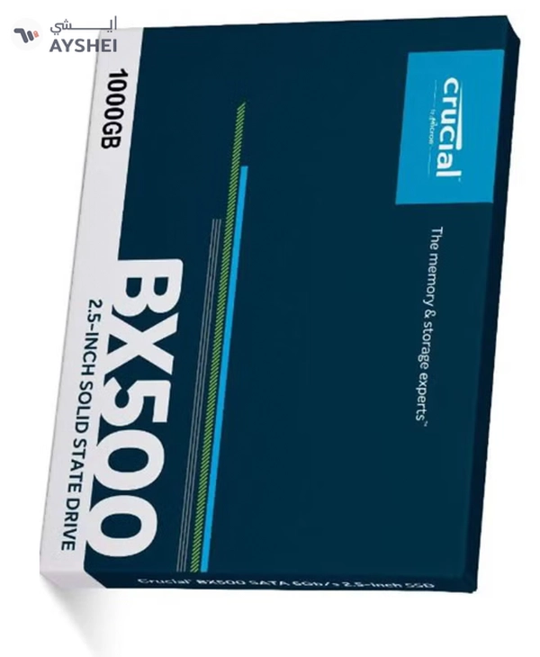 crucial BX500 SATA 2.5" Internal SSD, 1TB Capacity, 540 Mb/s Sequential Read