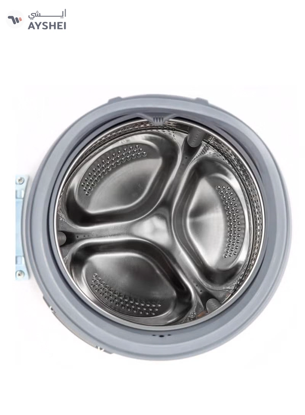 GEEPAS 6 KG Front Load Fully Automatic Smart Washing Machine| With Drum Cleaning Function, Smart Weight Function, Stainless Steel Drum, Steam Function, Quick Wash| Child Lock 6 kg 6 kg GWMF6210LCR White