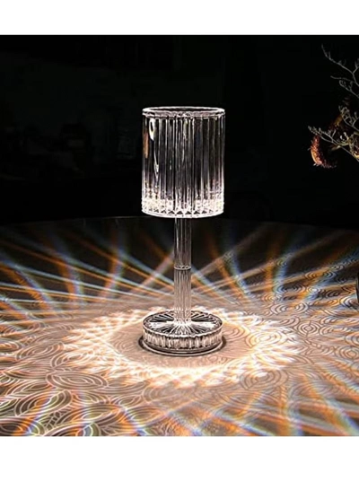 Yuwell 16 Colors RGB Crystal Table Lamp Diamond Lamp Multi-Color Remote Control Touch Table Light USB Charging Romantic Acrylic LED Night Light Modern Home Decoration-0