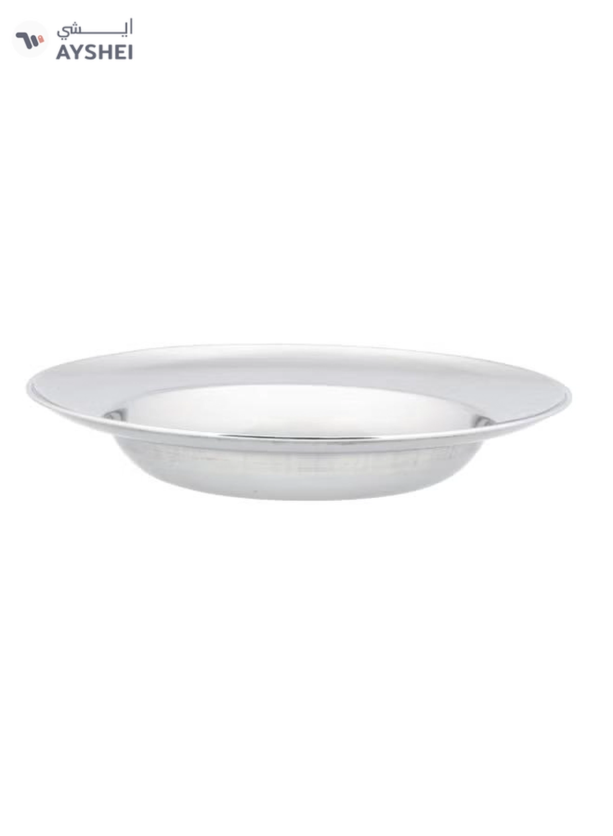 DELCASA Double Deep Soup Plate Steel Serving Plate DC2127 Dishwasher Safe-1-1