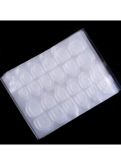 ORiTi 10 Sheet Ultrathin Waterproof Breathable Double-Sided False Nail Glue Sticker-0