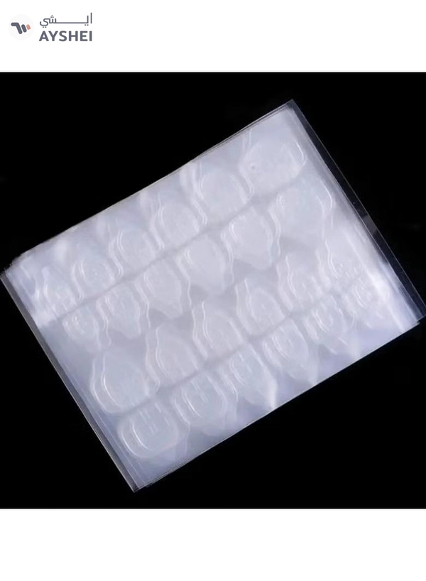 ORiTi 10 Sheet Ultrathin Waterproof Breathable Double-Sided False Nail Glue Sticker