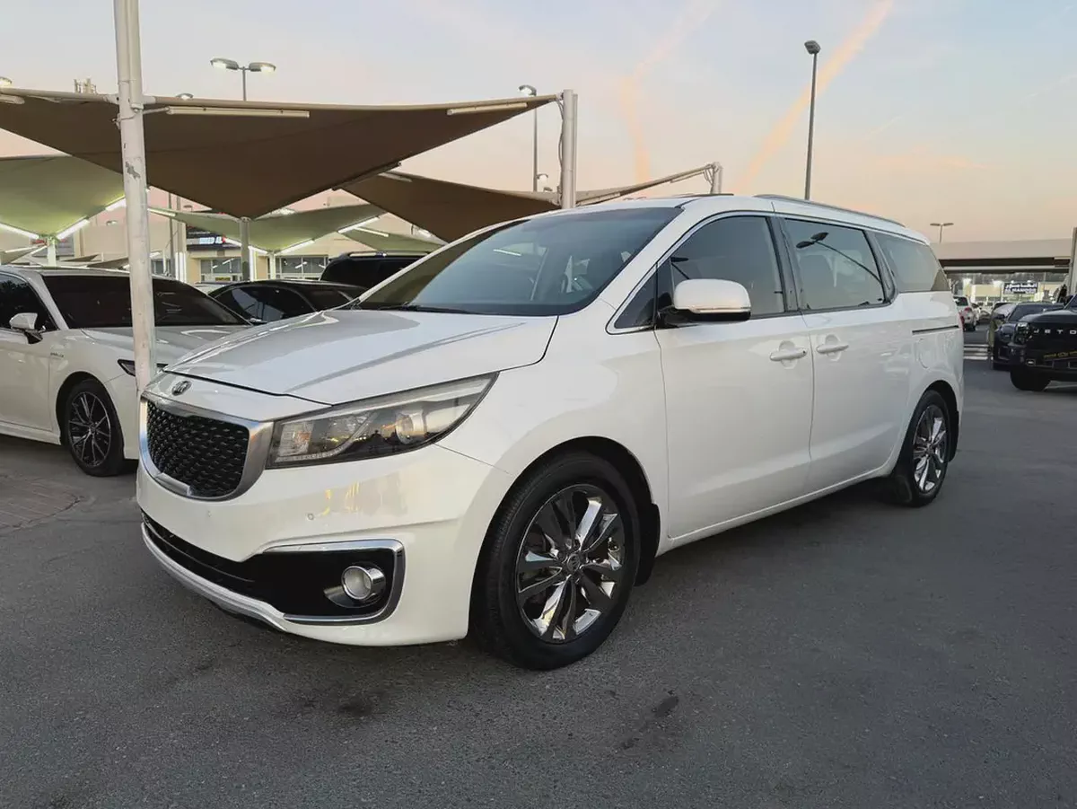 Kia Carnival 2016, white, full option-2-2