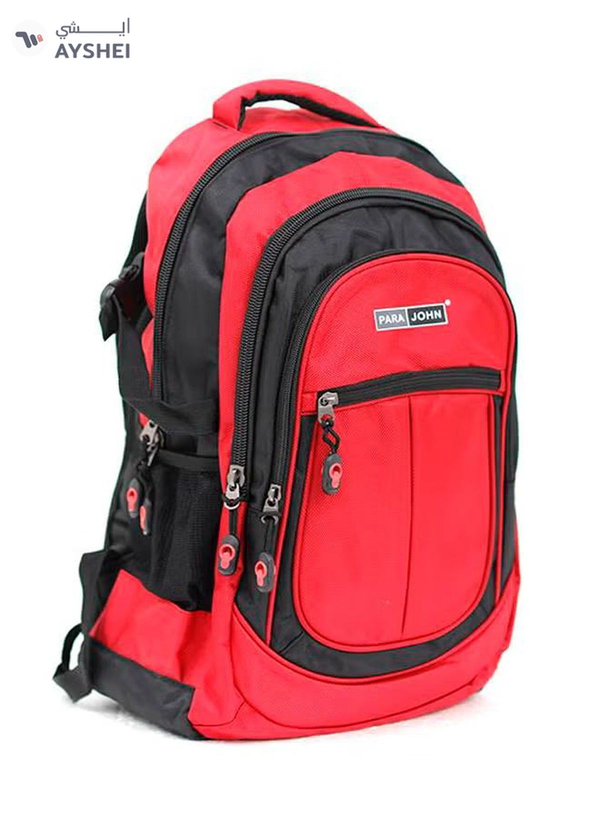 PARAJOHN Nylon Backpack 24-Inch Red-2-2