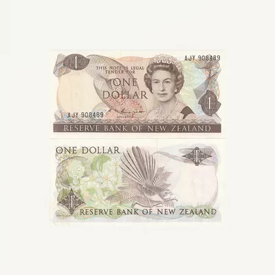 NEW ZEALAND 1 DOLLAR BANKNOTE 1985-1