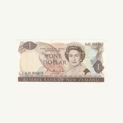 NEW ZEALAND 1 DOLLAR BANKNOTE 1985-0