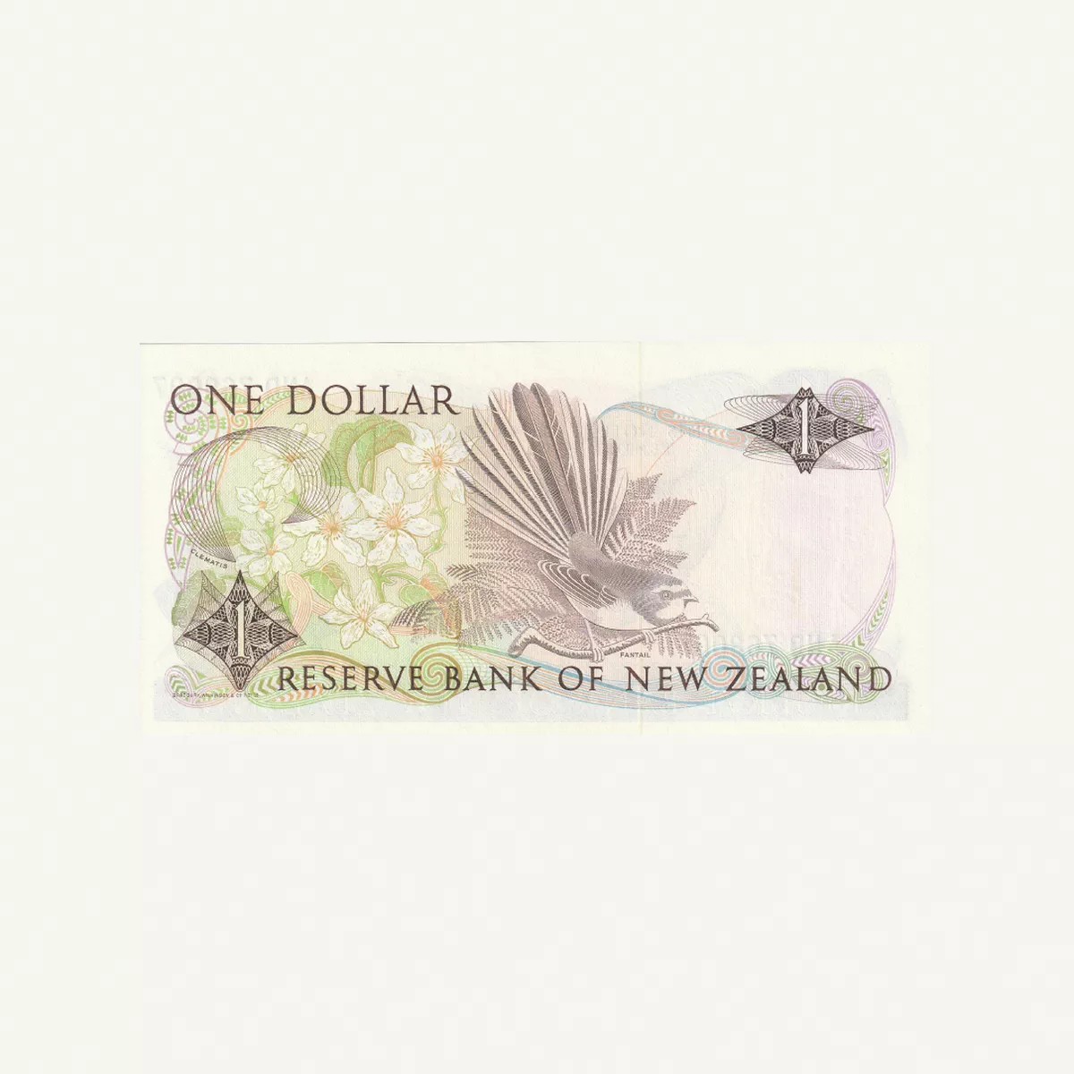 NEW ZEALAND 1 DOLLAR BANKNOTE 1985-2-2