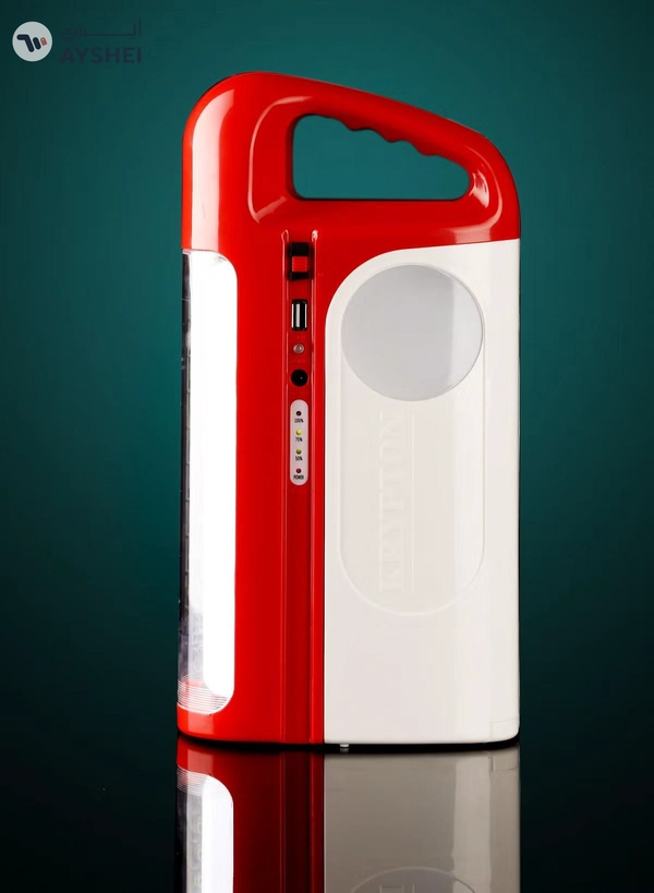 KRYPTON Rechargeable 3 Side Emergency Lantern, 2 Side Lamp, KNE5175
