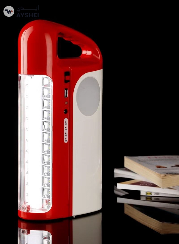 KRYPTON Rechargeable 3 Side Emergency Lantern, 2 Side Lamp, KNE5175
