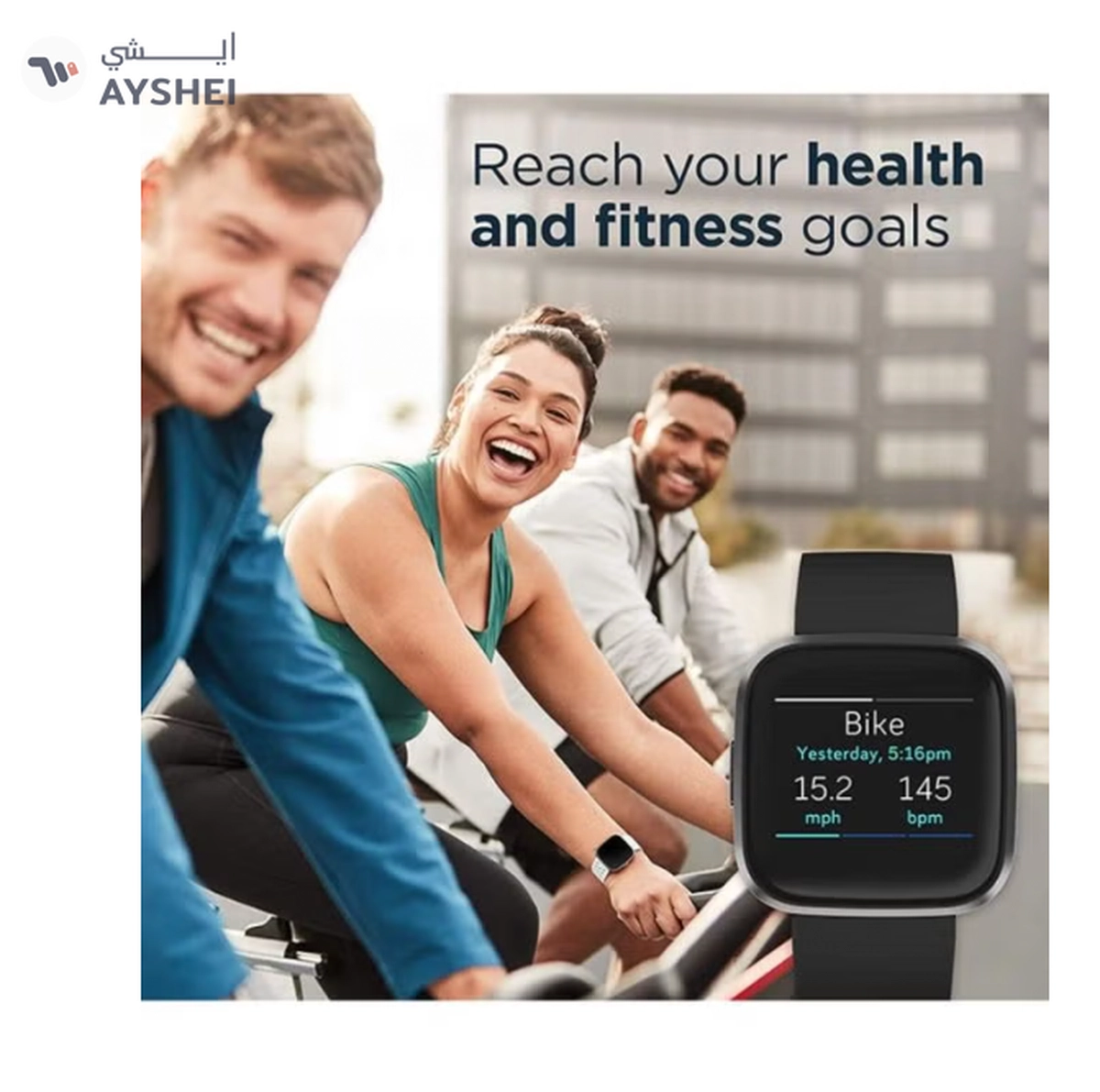 Fitbit Versa 2 (NFC) Smartwatch Black/Carbon Aluminum-5-5