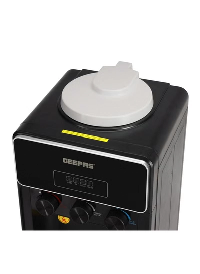 GEEPAS Water Dispenser with Ice Maker | 3 Taps Hot, Cold & Normal 630 W | 2-in-1 Function, 10kg Ice Capacity | Stainless Steel Tank, Child Lock | GIM17042 Black GIM17042 Black-4