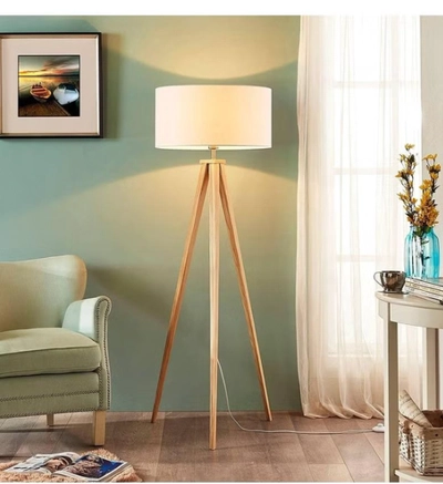 DubaiGallery Nordic Vertical Bedside Floor Lamp Inclined Rod for Living Room & Bedroom With 12W-0