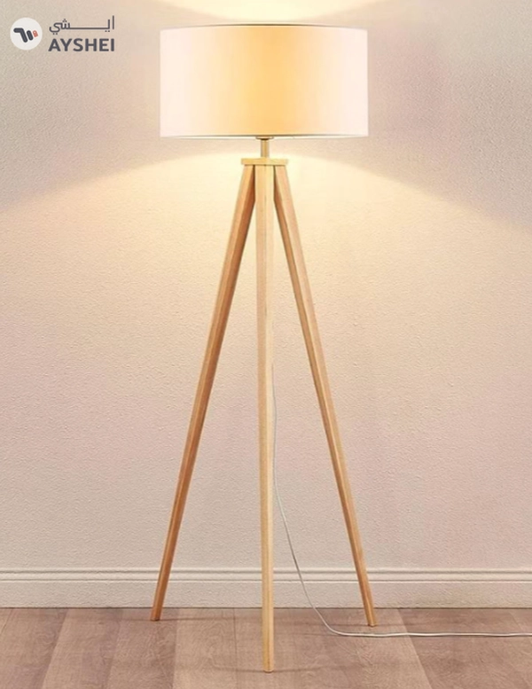 DubaiGallery Nordic Vertical Bedside Floor Lamp Inclined Rod for Living Room & Bedroom With 12W