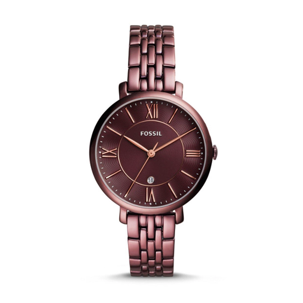 Fossil Women's Stainless Steel Analog Wrist Watch ES4100 - 26 mm - Red-0-0