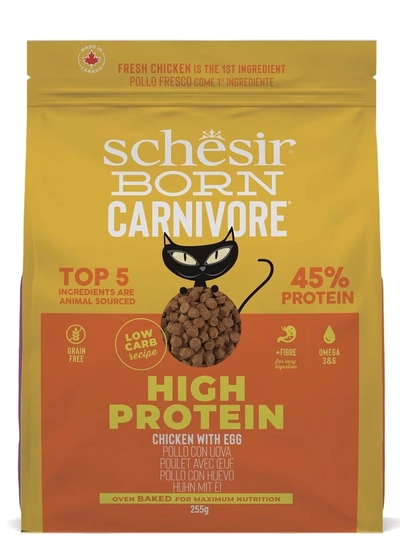Schesir Born Carnivore Grain Free Oven Baked Dry Food [High-Protein] For Cat-8