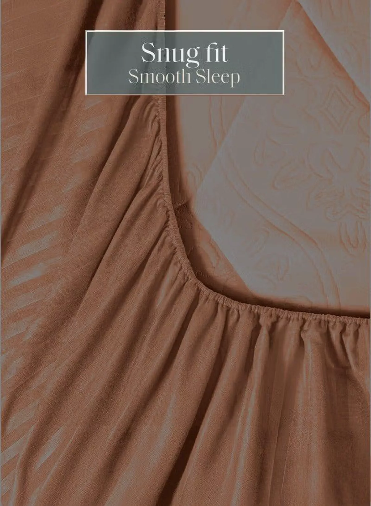 Premium Striped Duvet Set All Season – 6-Pieces Set Brown | King Size 220x240 cm | Ultra-Soft, Wrinkle-Resistant & Made in Dubai | Includes Duvet Cover, Fitted Sheet (200x200 cm) & 4 Pillowcases (50x70 cm)-5-5